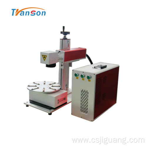 Mini Fiber Laser Marker With Rotary Worktable 20W